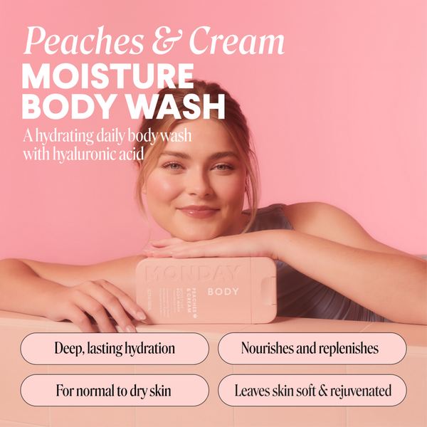 MONDAY Haircare MOISTURE Body Wash Peaches & Cream #2