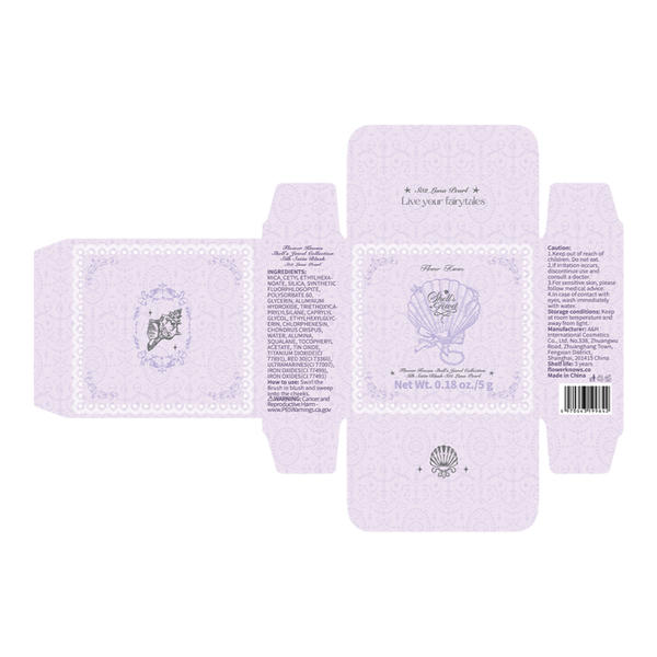 Flower Knows Shell's Jewel Collection Silk Satin Blush #4