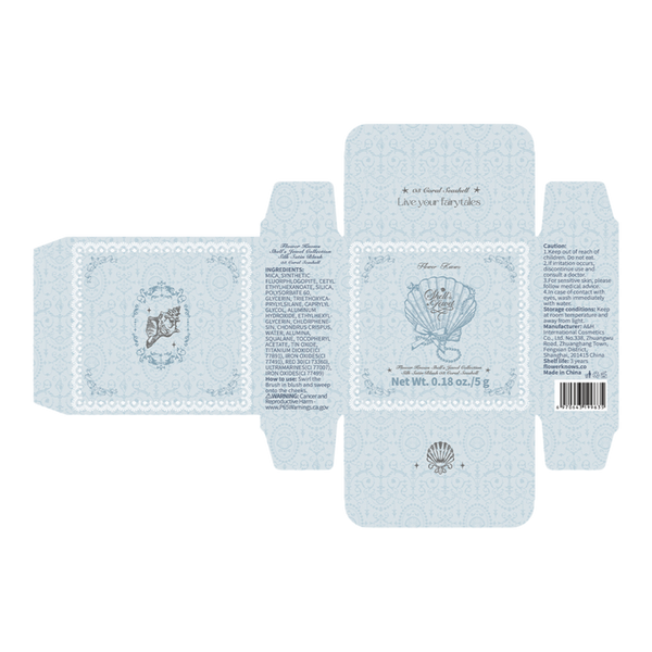 Flower Knows Shell's Jewel Collection Silk Satin Blush #5