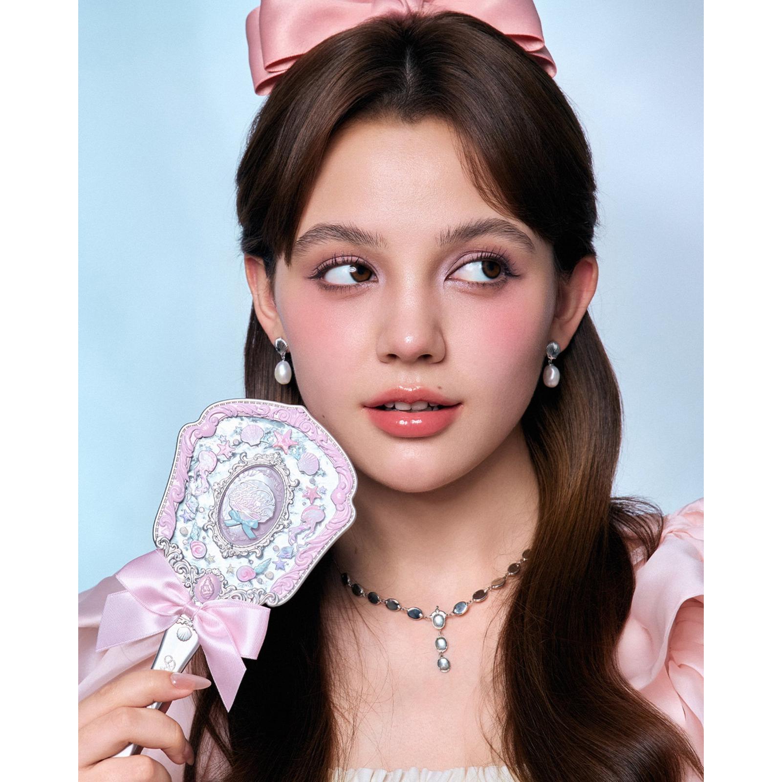 Shell's Jewel Collection Hand Mirror - Pink Seashell