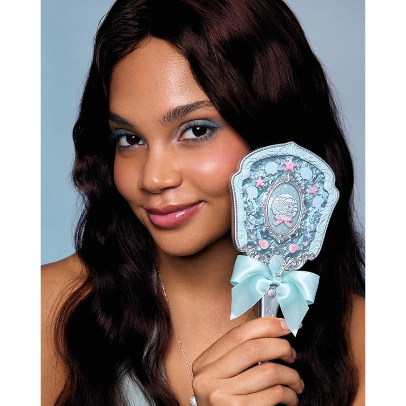 Flower Knows - Blue Seashell Shell's Jewel Collection Hand Mirror