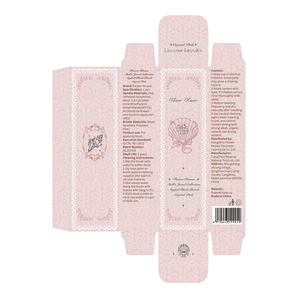 Flower Knows Shell's Jewel Collection Angled Blush Brush #3