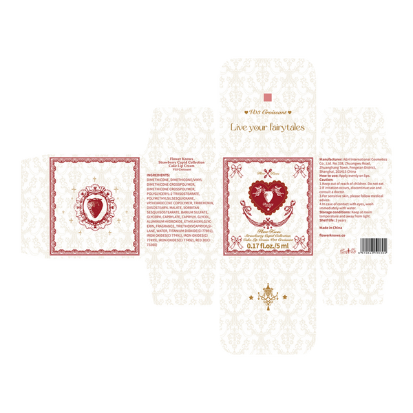 Flower Knows Strawberry Cupid Collection Cake Lip Cream #4