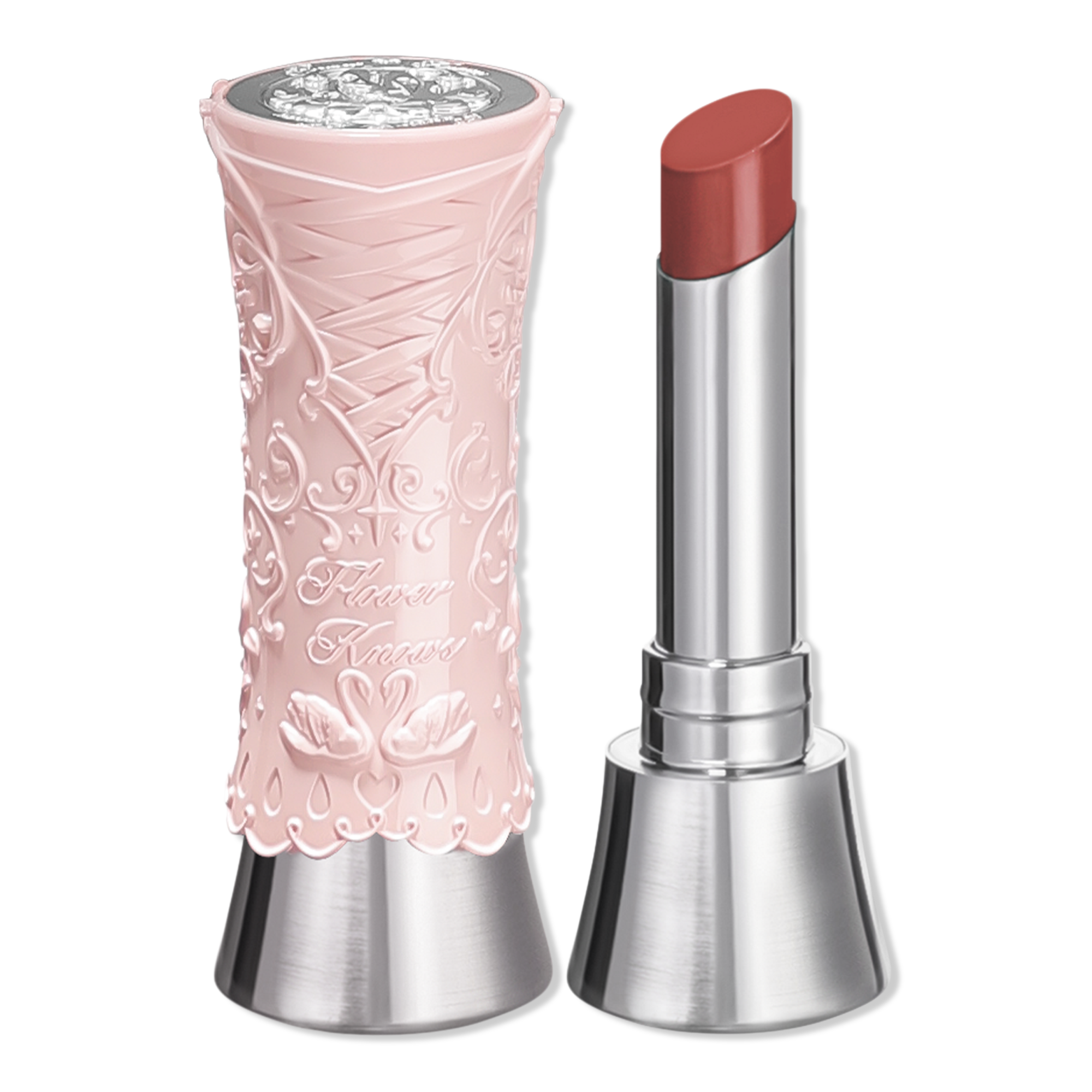 Flower Knows Swan Ballet Series Shine Lipstick #1
