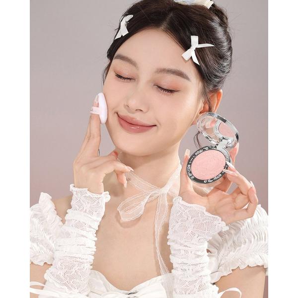 Flower Knows Swan Ballet Series Embossed Blush #4