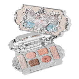 Flower Knows Swan Ballet Series Six-Color Makeup Palette - 01 White Swan