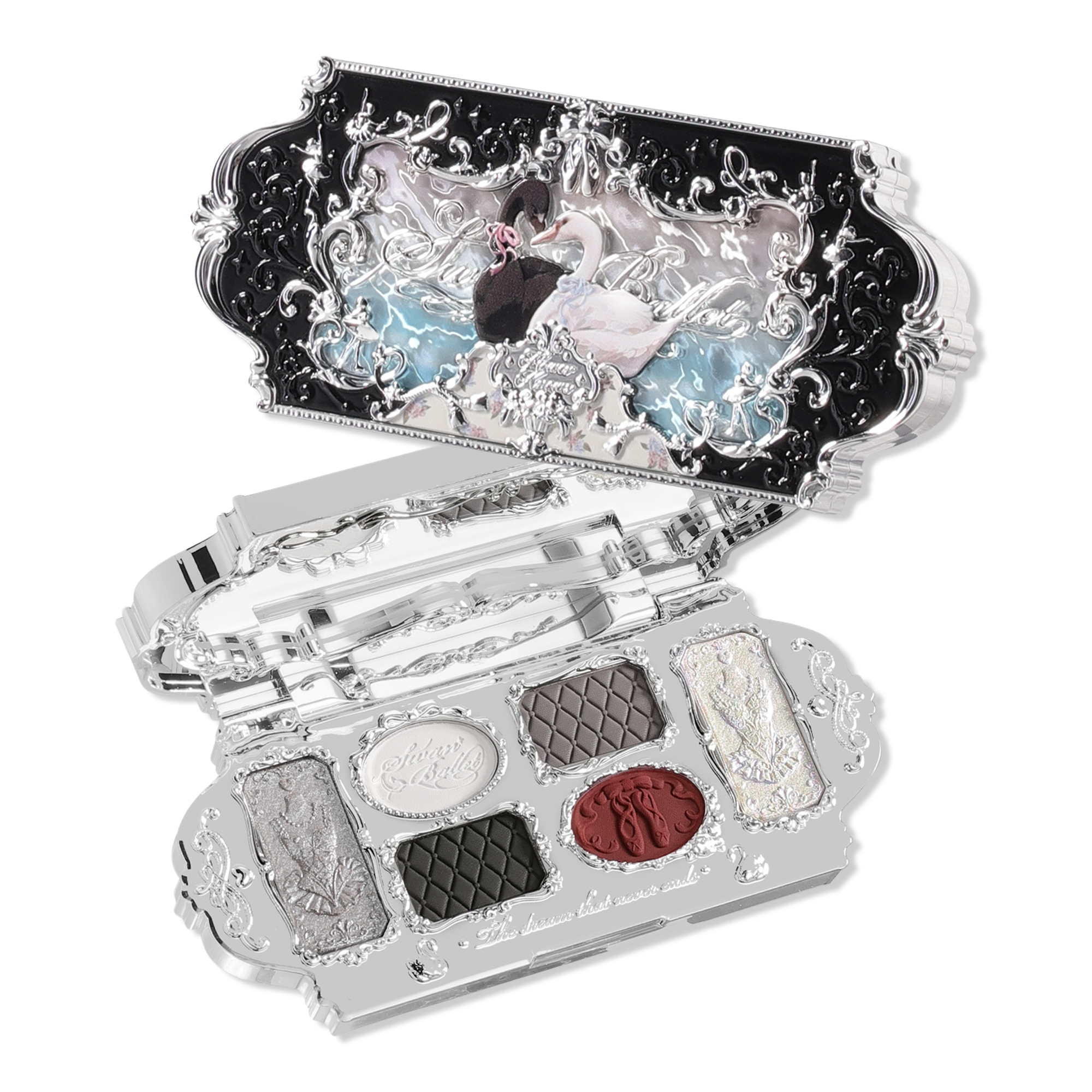 Flower Knows Swan Ballet Series Six-Color Makeup Palette #1