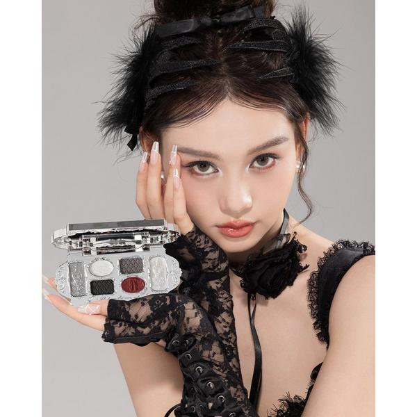 Flower Knows Swan Ballet Series Six-Color Makeup Palette #2