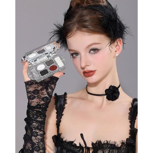 Flower Knows Swan Ballet Series Six-Color Makeup Palette #3