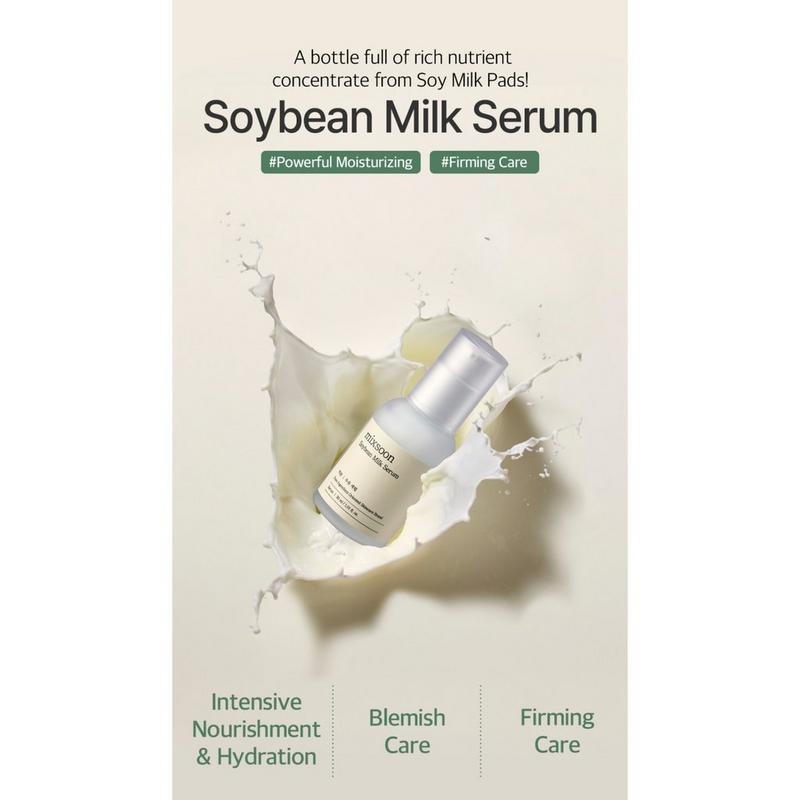 Sérum Coréen Mixsoon Au Lait De Soja Fermenté – 50 Ml – Hydratant Et Fermeté