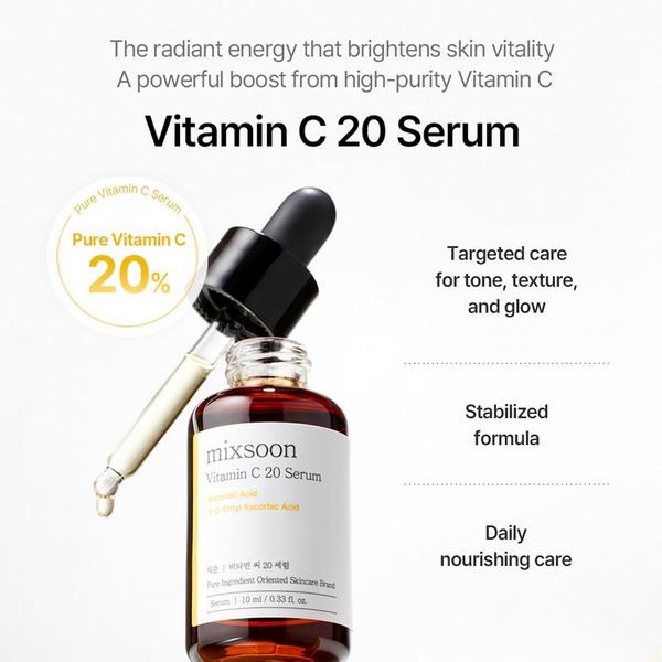 Mixsoon Vitamin C 20% Brightening Serum #3