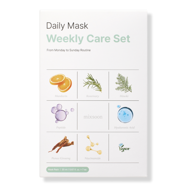 Mixsoon Daily Mask Weekly Care Set #1