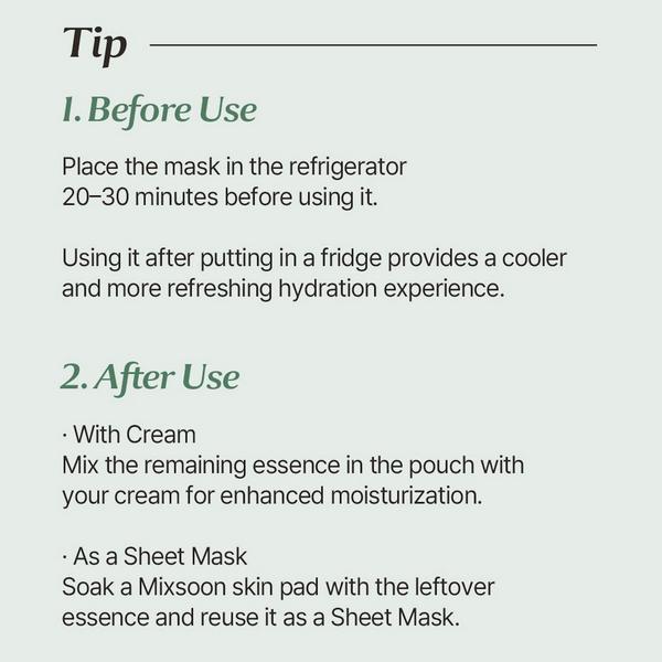 Mixsoon Daily Mask Weekly Care Set #5