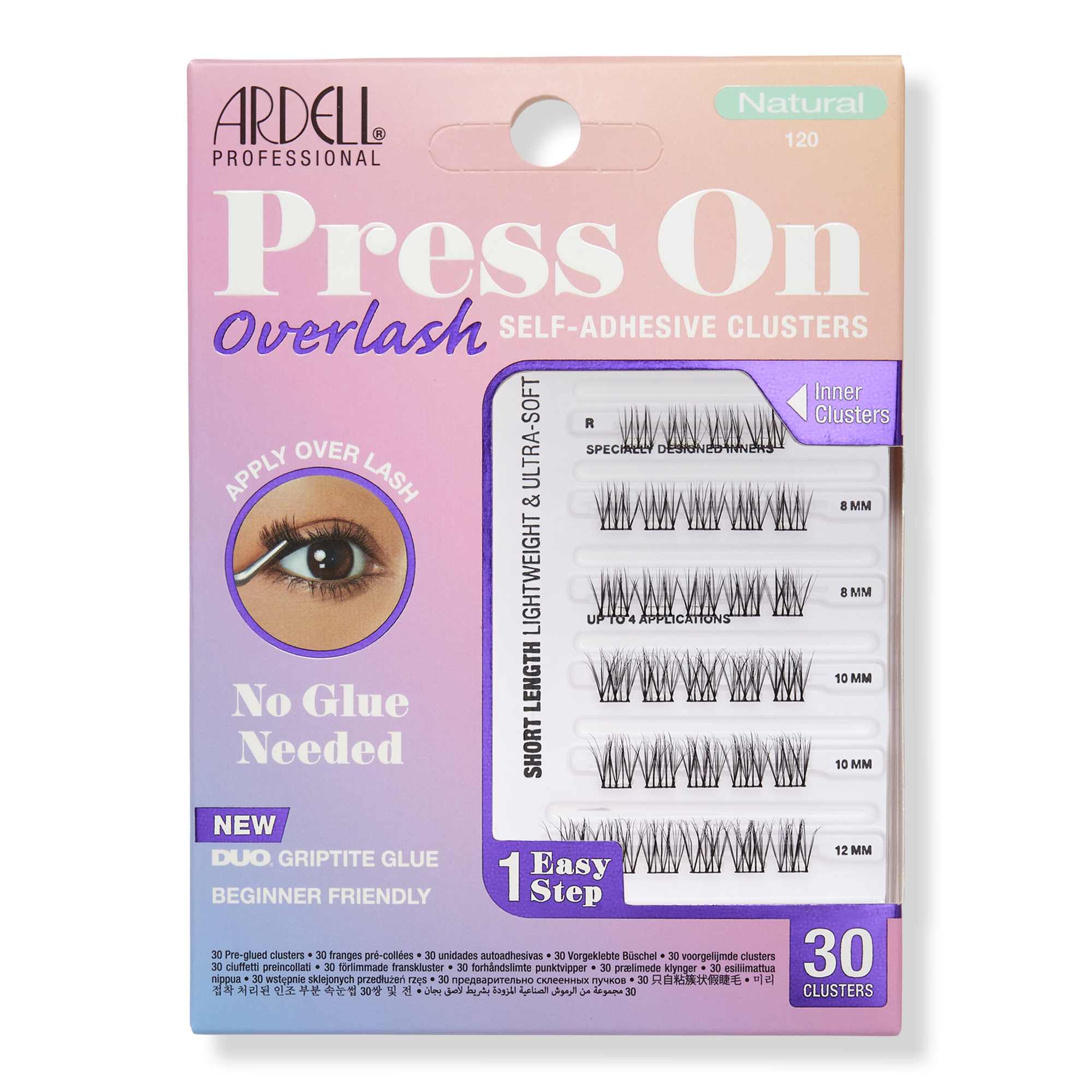 Ardell Press On Overlash Self-Adhesive Clusters INTERNATIONAL SHIPPING