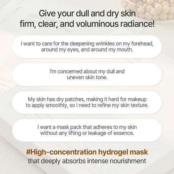 Mixsoon Bean Collagen Hydrogel Face Mask #3