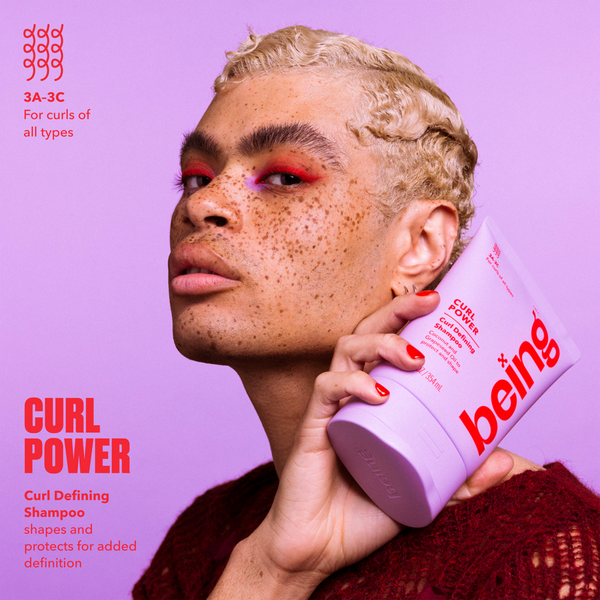 being CURL POWER Curl Deﬁning Shampoo #3