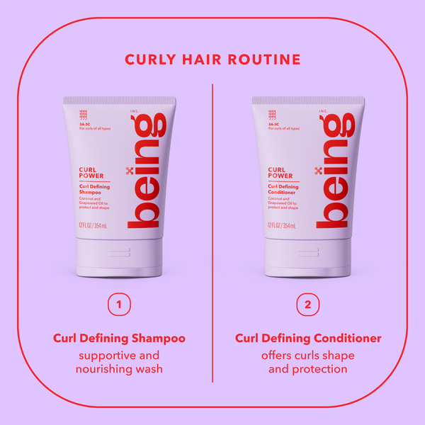 being CURL POWER Curl Deﬁning Shampoo #7