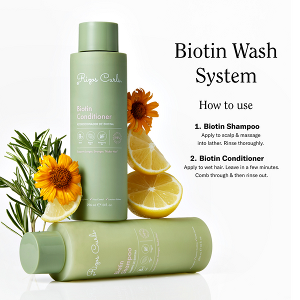 Rizos Curls Biotin Wash Bundle #2