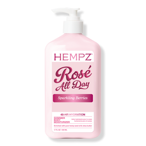 Hempz - 17 oz Rosé All Day Shimmer Body Moisturizer | Ulta Beauty