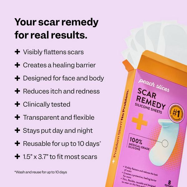 Peach Slices Scar Remedy Silicone Sheets #2
