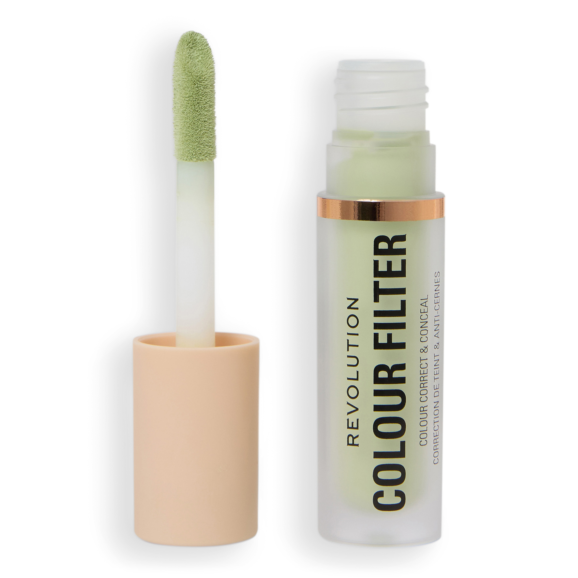 Корректирующий консилер Revolution Beauty Color Filter, цвет: Зелёный — фото 3