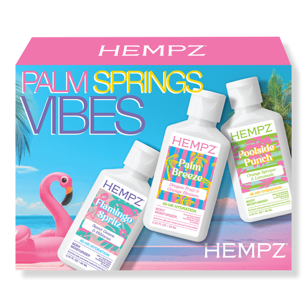 Hempz Limited Edition Palm Springs Vibes Mini Moisturizers Kit #1