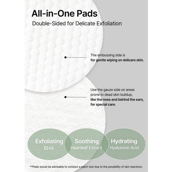 celimax Jiwoogae Heartleaf BHA Peeling & Exfoliating Pads #2
