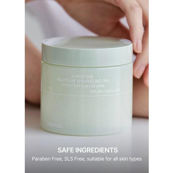 celimax Jiwoogae Heartleaf BHA Peeling & Exfoliating Pads #4
