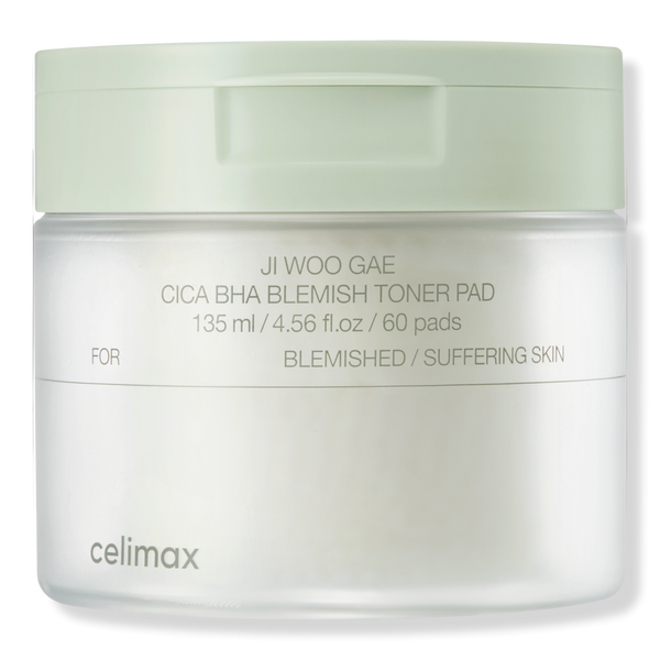 celimax Jiwoogae Cica BHA Blemish Toner Pad #1