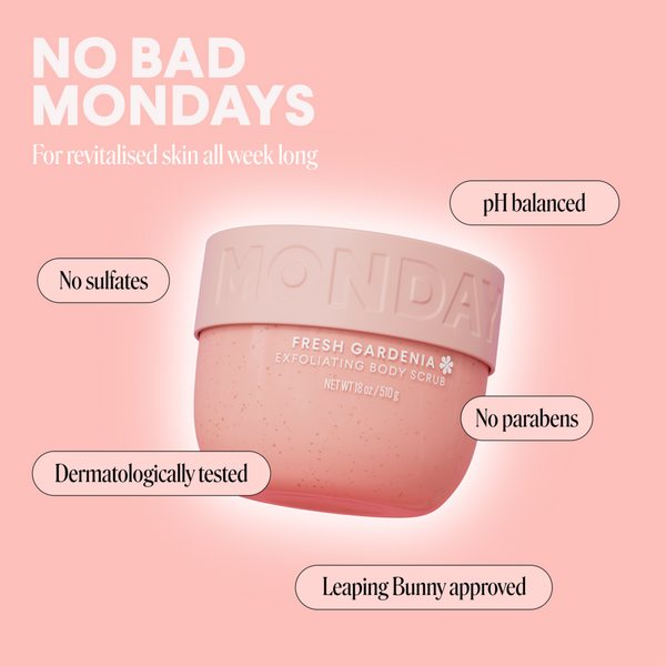 MONDAY Haircare EXFOLIATING Body Scrub Fresh Gardenia #6