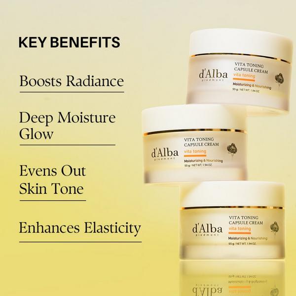 d'Alba Piedmont White Truffle Vita Toning Capsule Cream #3