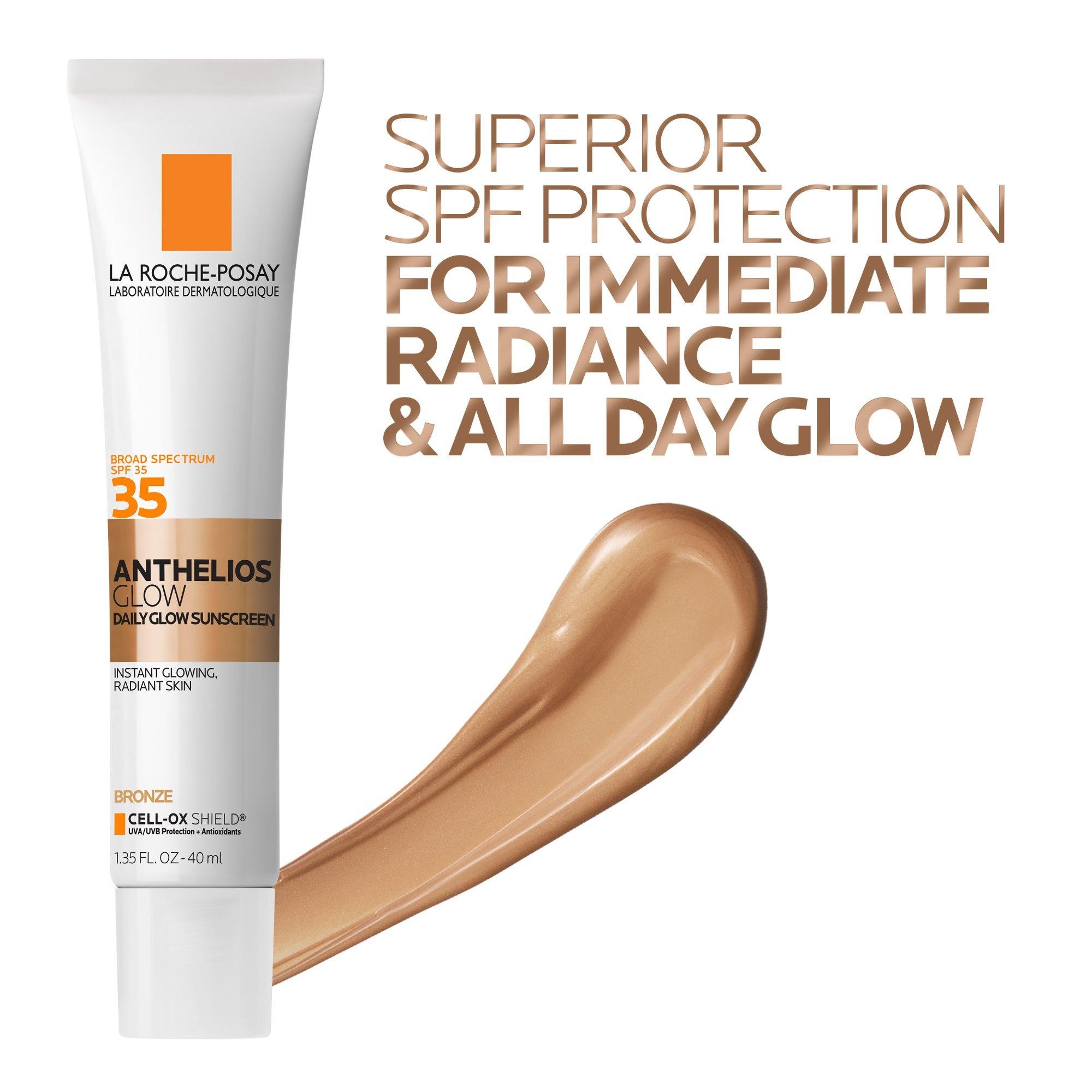 Солнцезащитное средство La Roche-Posay Anthelios Glow SPF 35, цвет: Бронзовый — фото 4