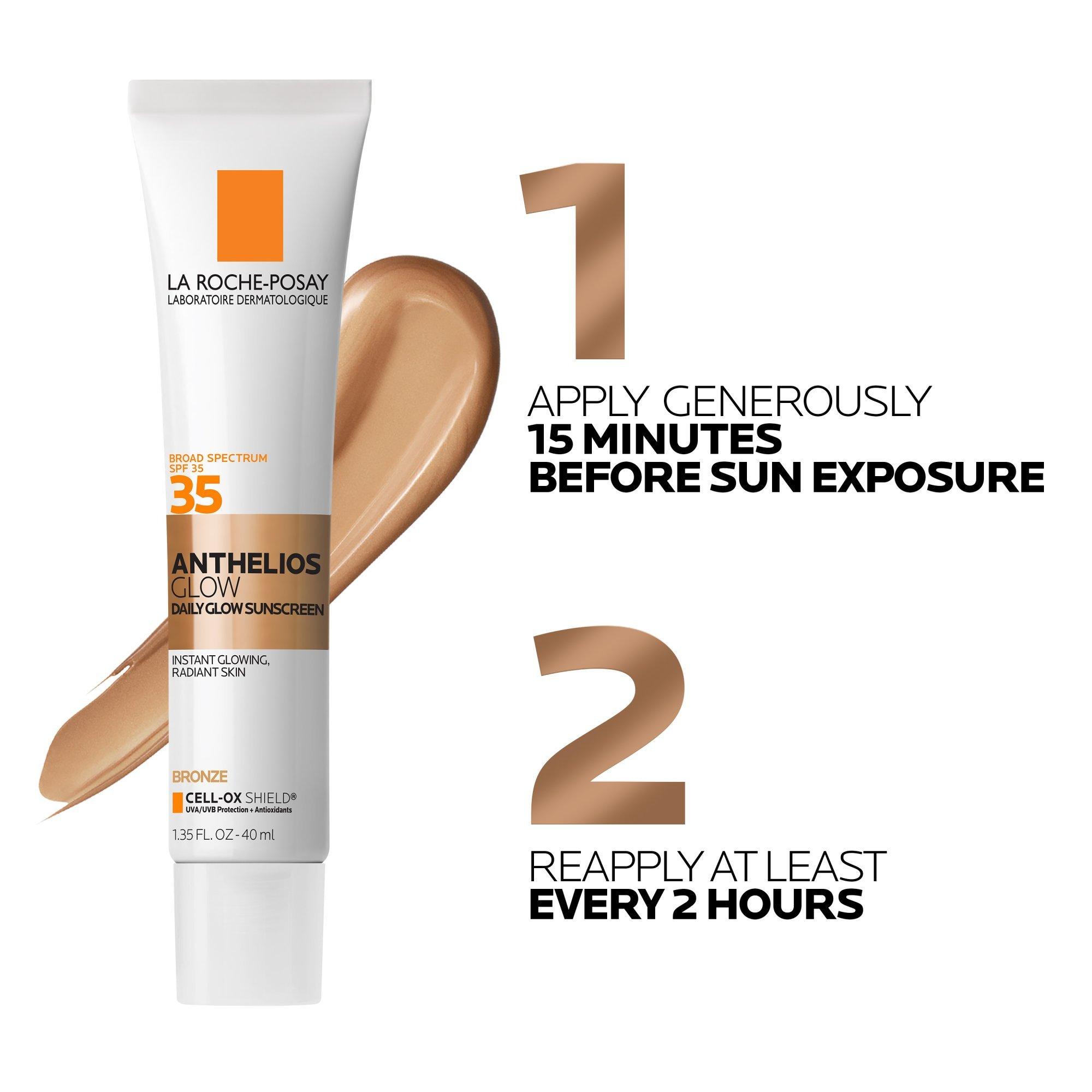Солнцезащитное средство La Roche-Posay Anthelios Glow SPF 35, цвет: Бронзовый — фото 7