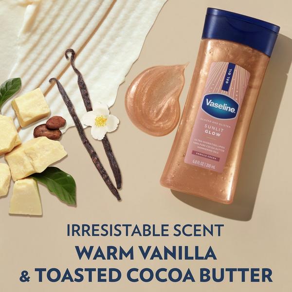 Vaseline Glazed and Glisten Body Gel Oil #6