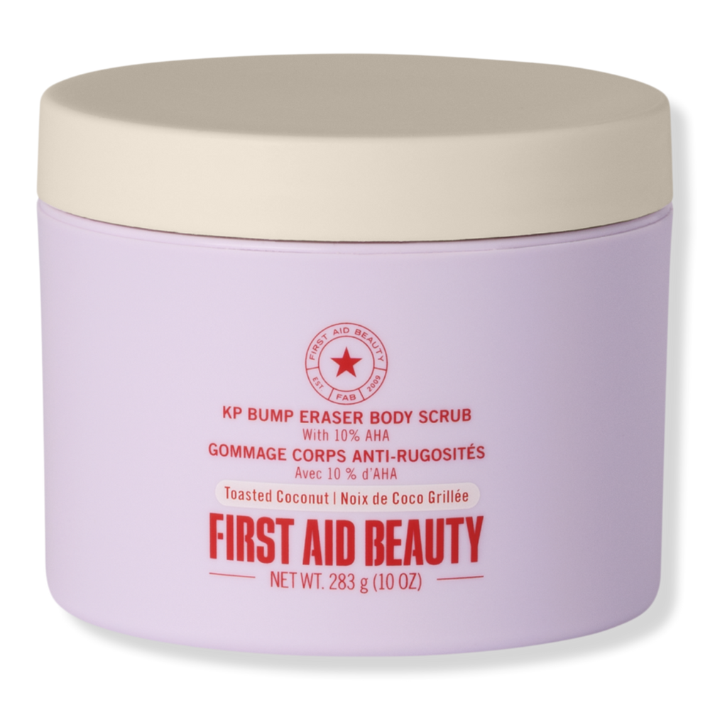 First Aid Beauty KP Bump Eraser Body Scrub with 10% AHA - Toasted Coconut
