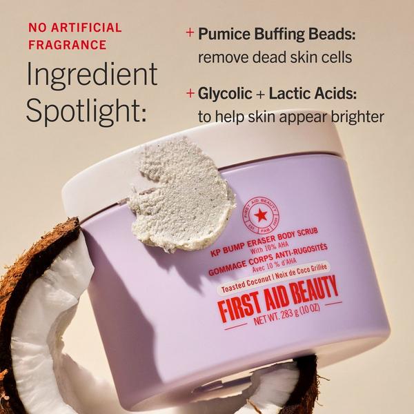 First Aid Beauty KP Bump Eraser Body Scrub with 10% AHA #4