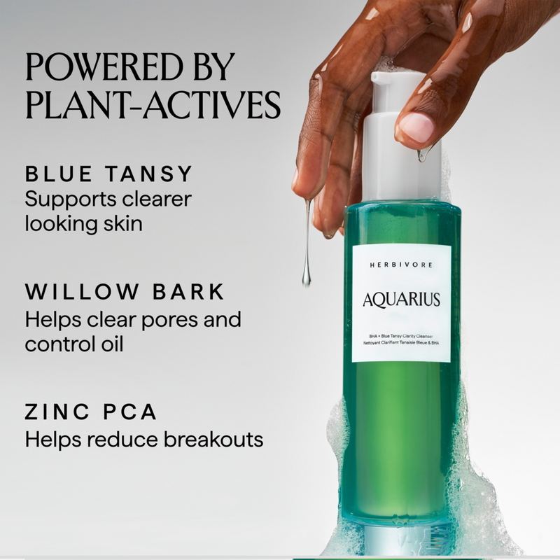 HERBIVORE - AQUARIUS BHA + Blue Tansy Clarity Cleanser | Ulta Beauty