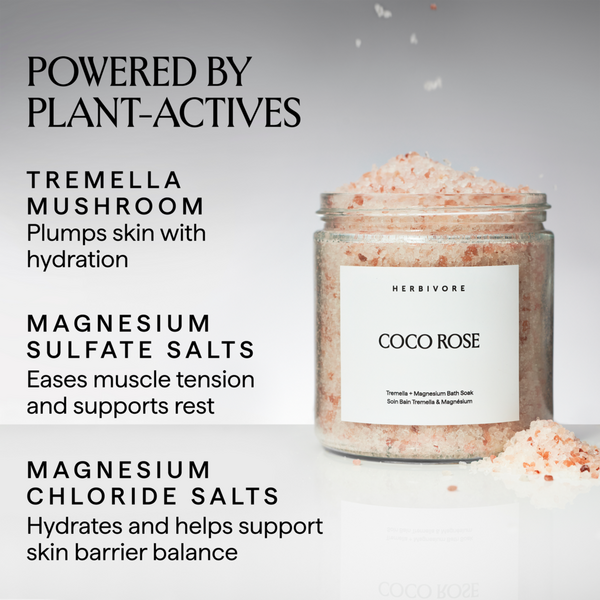 HERBIVORE COCO ROSE Tremella + Magnesium Bath Soak #2