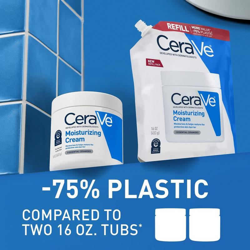 CeraVe - 16.0 oz (Refill) Moisturizing Cream Body and Face