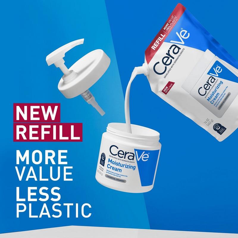 CeraVe - 16.0 oz (Refill) Moisturizing Cream Body and Face