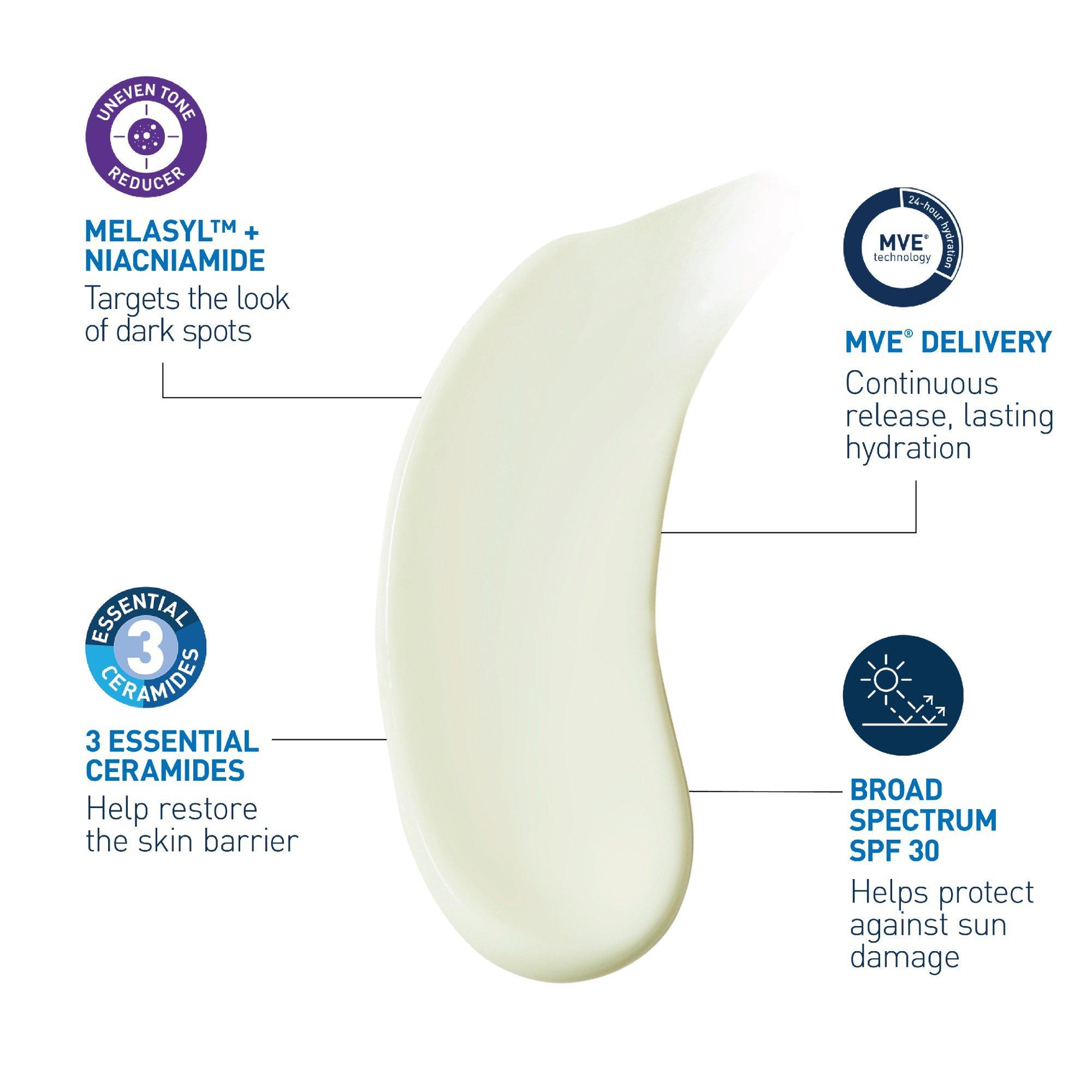 Осветляющий лосьон для обновления кожи CeraVe Skin Renewing SPF 30 — фото 3