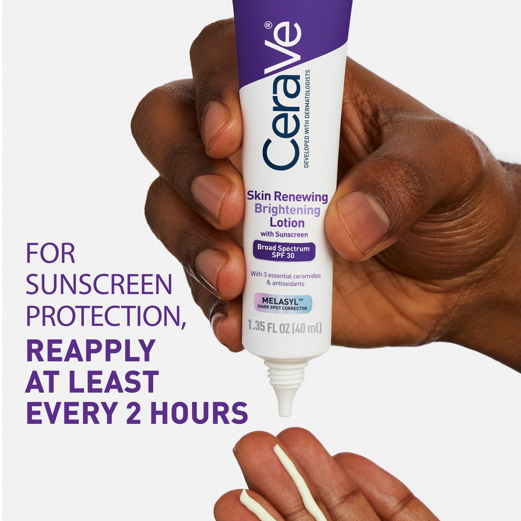 Осветляющий лосьон для обновления кожи CeraVe Skin Renewing SPF 30 — фото 4