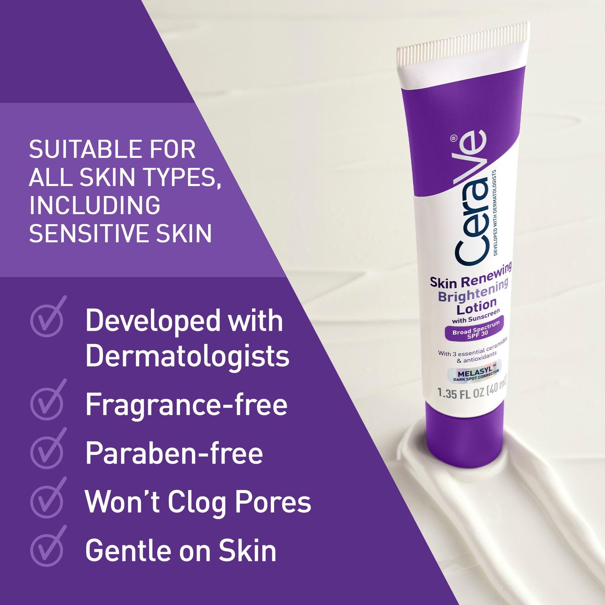 Осветляющий лосьон для обновления кожи CeraVe Skin Renewing SPF 30 — фото 5