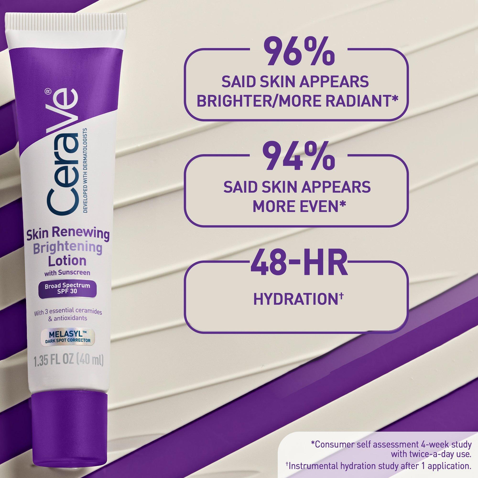 Осветляющий лосьон для обновления кожи CeraVe Skin Renewing SPF 30 — фото 6