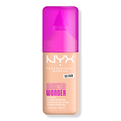 NYX Professional Makeup Make 'EM Wonder, 24H Soft Matte Foundation