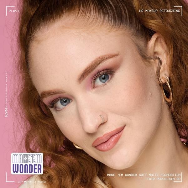 NYX Professional Makeup Make 'EM Wonder, 24H Soft Matte Foundation #5