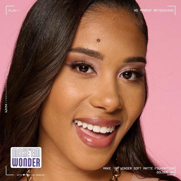 NYX Professional Makeup Make 'EM Wonder, 24H Soft Matte Foundation #5