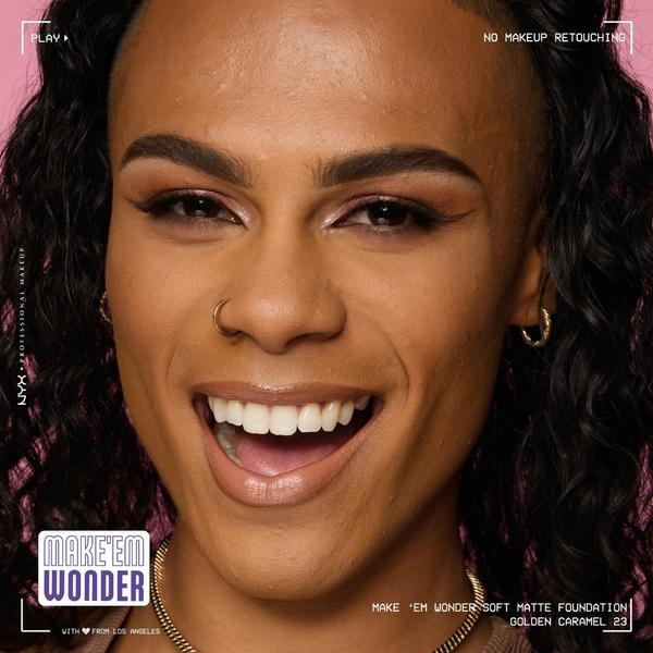 NYX Professional Makeup Make 'EM Wonder, 24H Soft Matte Foundation #5