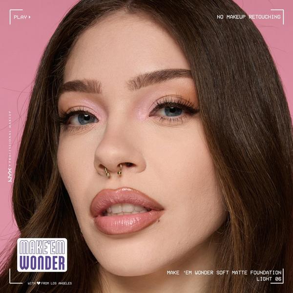 NYX Professional Makeup Make 'EM Wonder, 24H Soft Matte Foundation #5