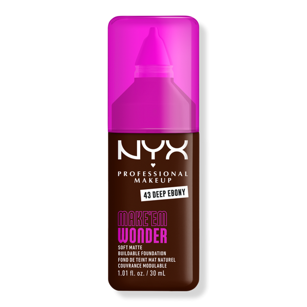 NYX Professional Makeup Make 'EM Wonder, 24H Soft Matte Foundation #1